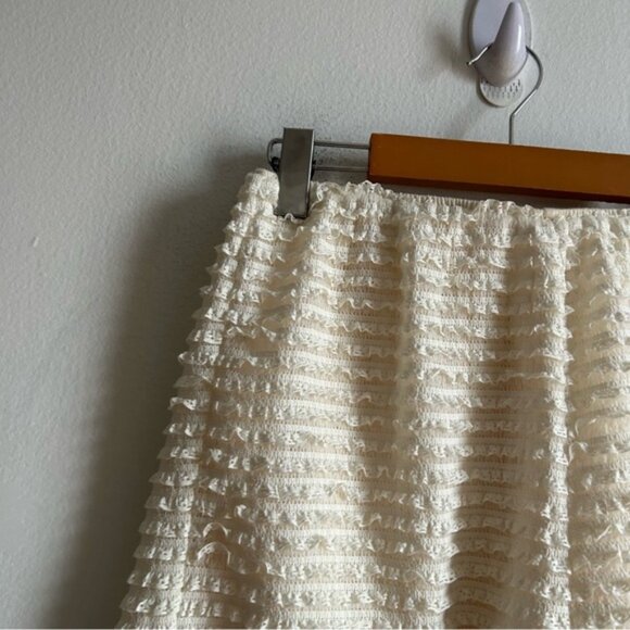 Sofie Schnoor Sz S Knickers Ruffle Lace Romantic Off White Short - Picture 3 of 11